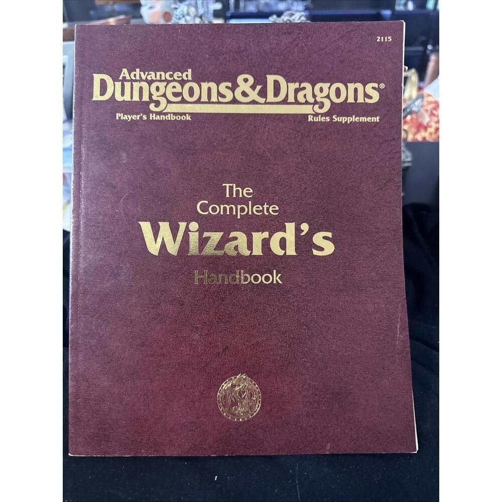 Vtg DnD Dungeons & Dragons The Complete Wizard's Handbook Rules TSR 2115